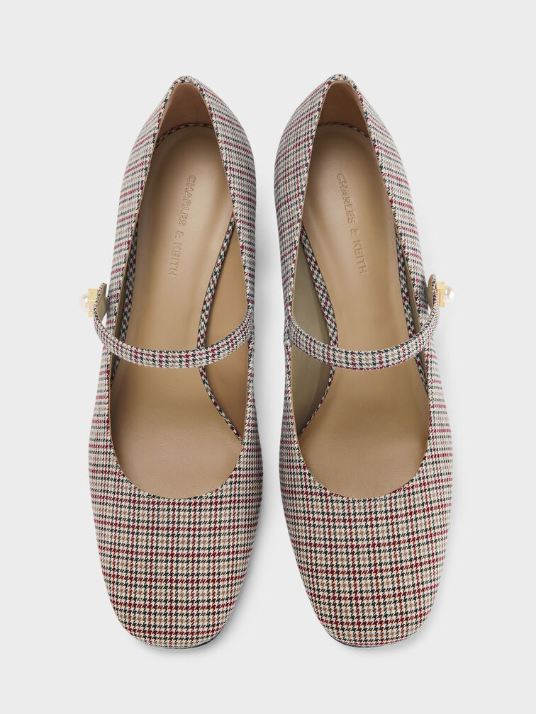 Gi&agrave;y cao g&oacute;t b&iacute;t mũi Marie Checkered, Nhiều m&agrave;u, hi-res