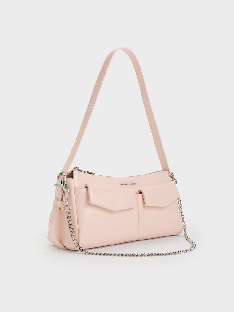 T&uacute;i đeo vai h&igrave;nh thang Rachel, Soft Pink, hi-res