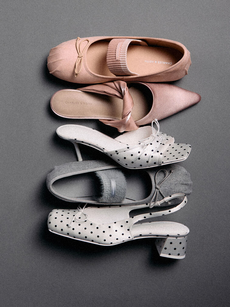 Gi&agrave;y b&uacute;p b&ecirc; mũi tr&ograve;n Winona Faux Suede, Hồng phấn, hi-res