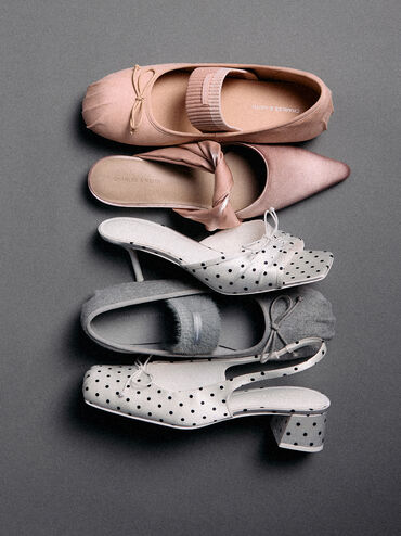 Gi&agrave;y b&uacute;p b&ecirc; mũi tr&ograve;n Winona Faux Suede, Hồng phấn, hi-res