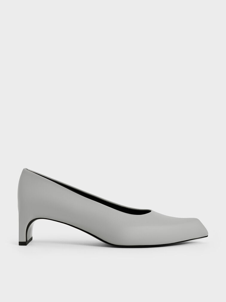 Gi&agrave;y cao g&oacute;t mũi nhọn Lorde Blade-Heel Pointed-Toe, X&aacute;m, hi-res