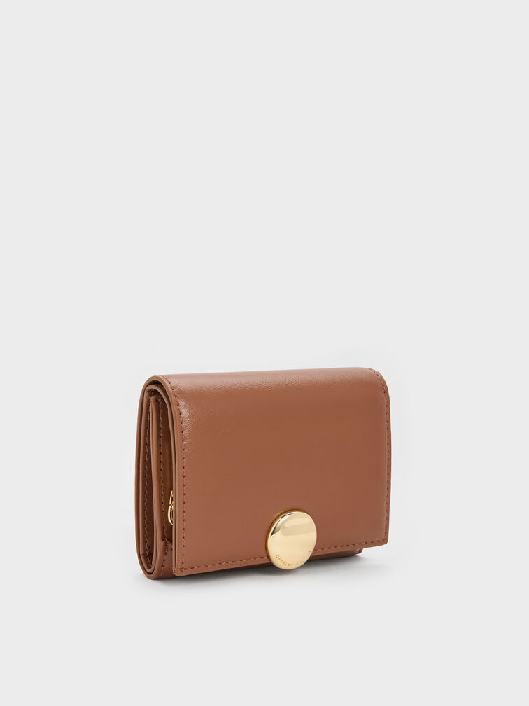 Behn Small Wallet, Chocolate, hi-res