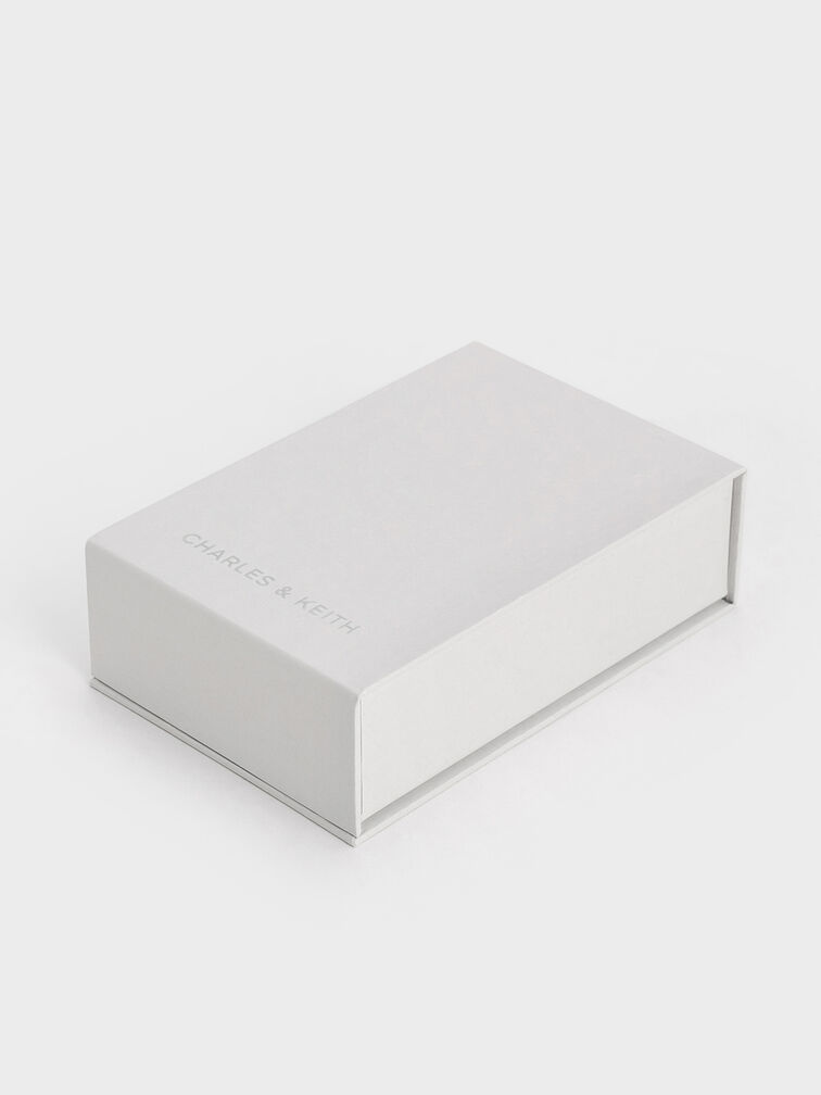 Malorie Crystal Heart Necklace, Rose Gold, hi-res