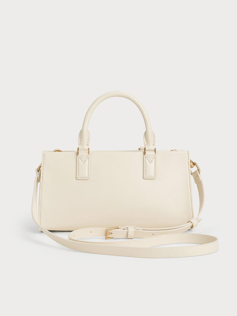 Mini Kerry Top Handle Bag, Cream, hi-res