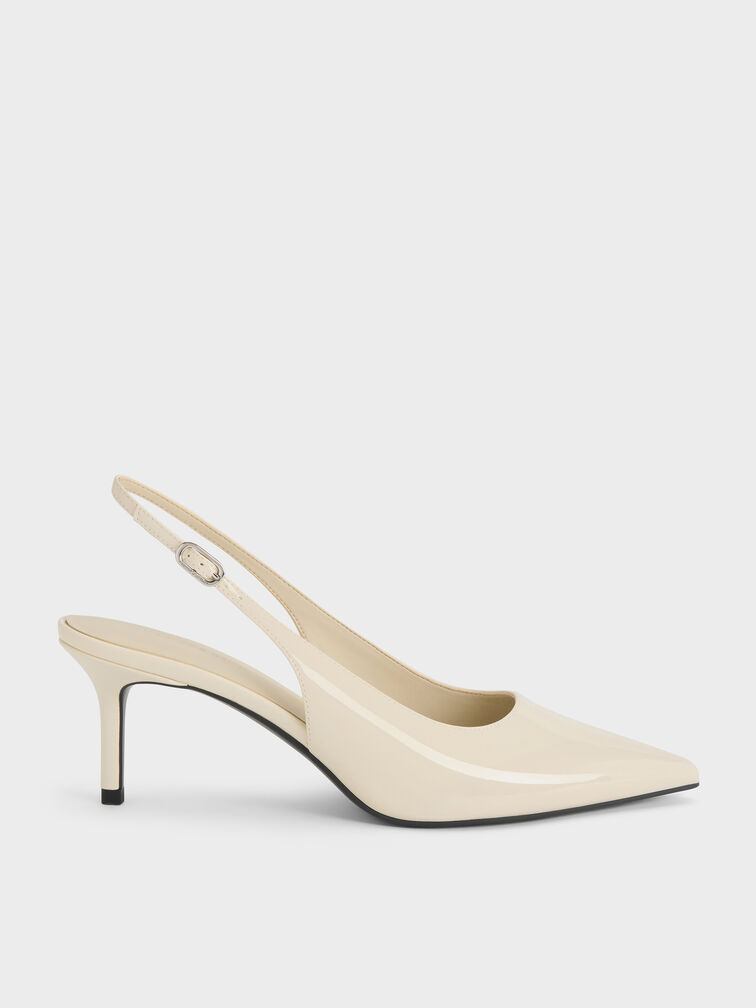 Gi&agrave;y cao g&oacute;t b&iacute;t mũi Kaia Patent, Phấn, hi-res