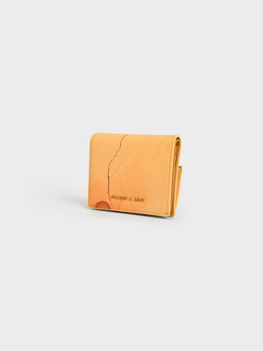 V&iacute; nữ dạng gập phom vu&ocirc;ng Front Flap, Cam b&iacute; ng&ocirc;, hi-res