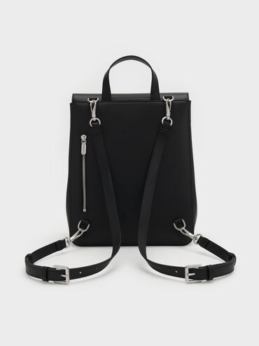 Balo nắp gập Octavia Front Flap Structured, Noir, hi-res