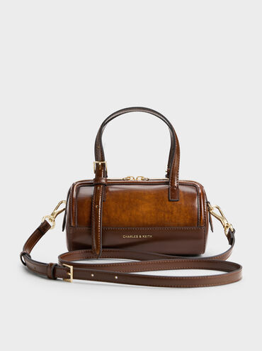 T&uacute;i x&aacute;ch h&igrave;nh chữ nhật Enola, N&acirc;u &aacute;nh hung, hi-res