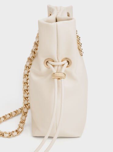 Arya Braided-Strap Double-Handle Crossbody Bag, Cream, hi-res
