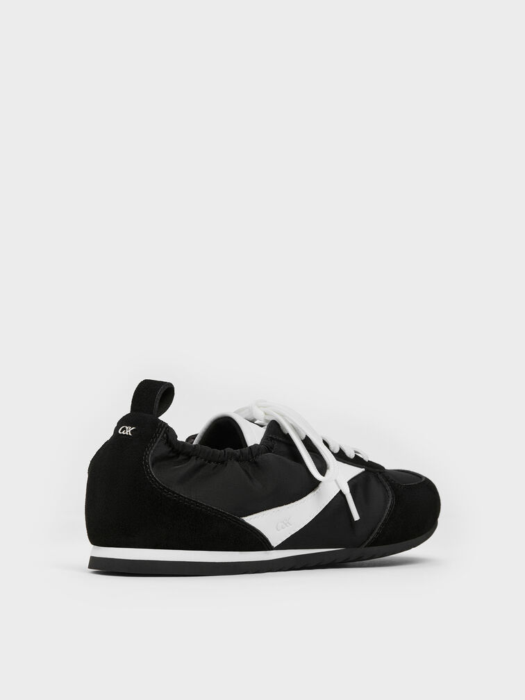 Gi&agrave;y sneakers cổ thấp Jace, Đen họa tiết, hi-res