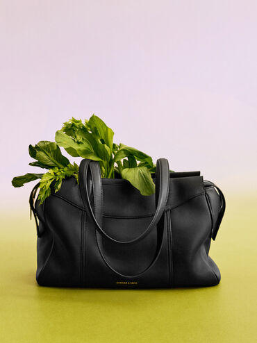Raon Tote Bag, Black, hi-res