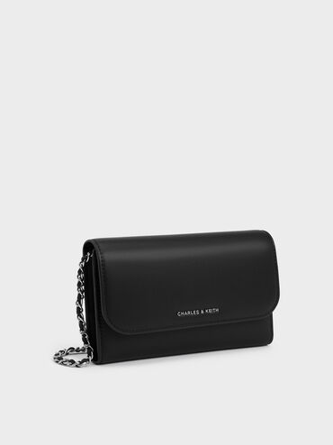 V&iacute; d&agrave;i nắp gập Magnetic Front Flap, Noir, hi-res