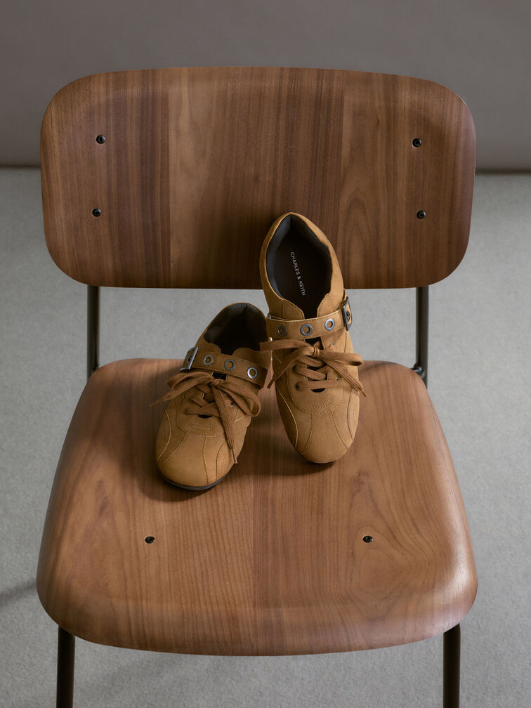 Jollie Grommet Mary Jane Sneakers, Sand, hi-res