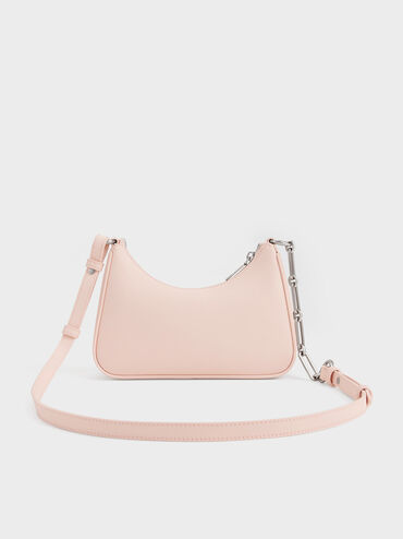 T&uacute;i đeo vai h&igrave;nh thang Lane Chain, Soft Pink, hi-res
