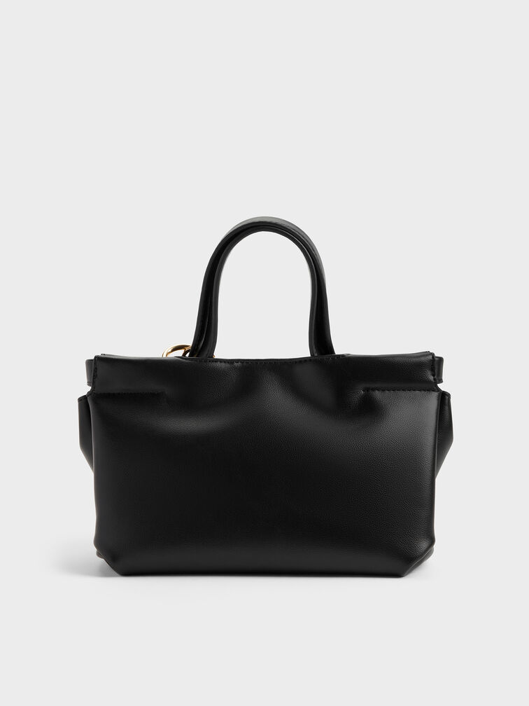 T&uacute;i tote tua rua Mini Zephyr, Đen, hi-res