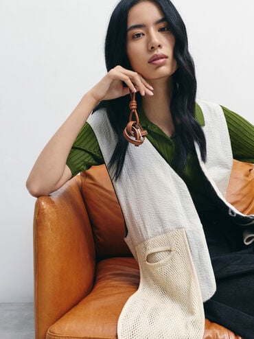 Móc khoá Pretzel, Maple Brown, hi-res