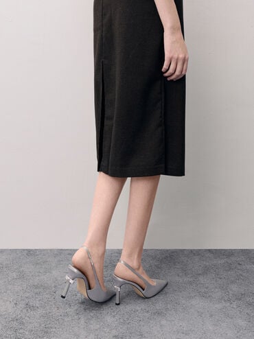 Gi&agrave;y sandals cao g&oacute;t Brantley Bow, X&aacute;m, hi-res