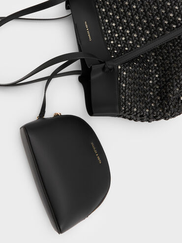 T&uacute;i tote Calla, Đen, hi-res