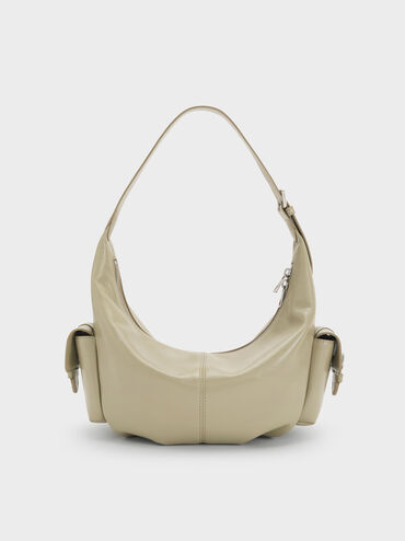 T&uacute;i đeo ch&eacute;o Bessie Side-Pocket, Pale Olive, hi-res