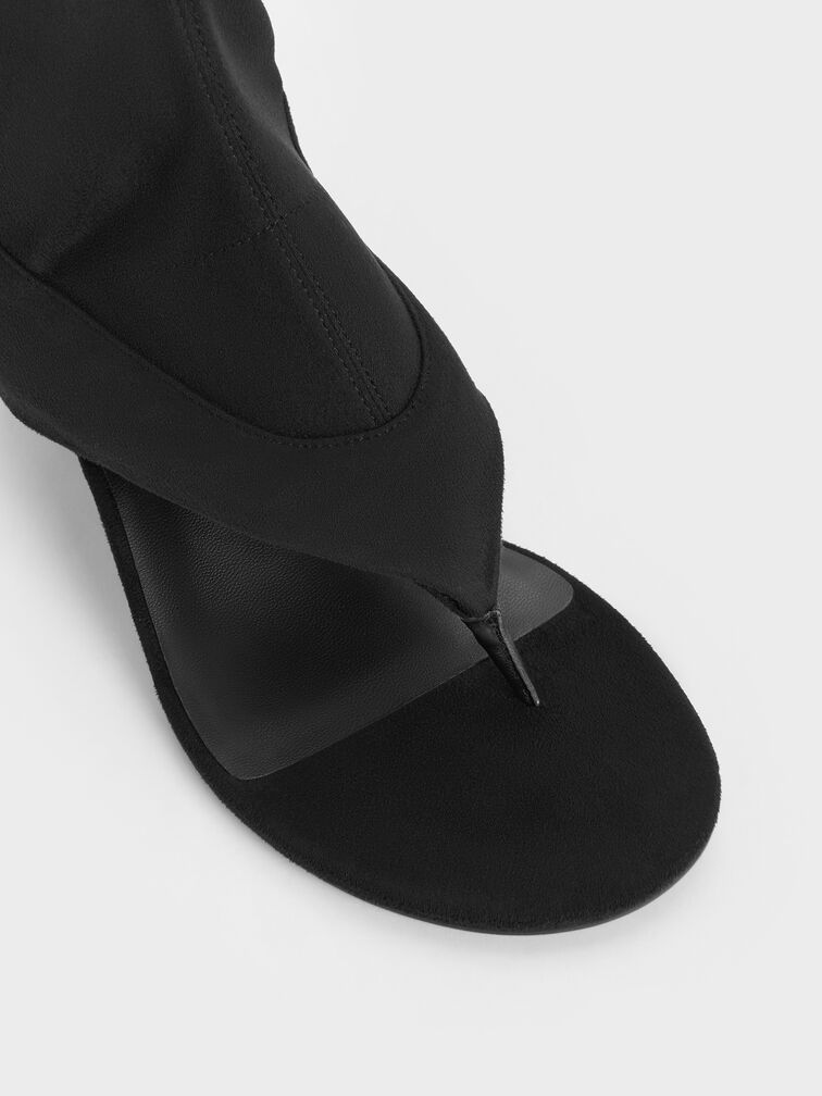 Gi&agrave;y boots cao g&oacute;t Aether, Đen họa tiết, hi-res