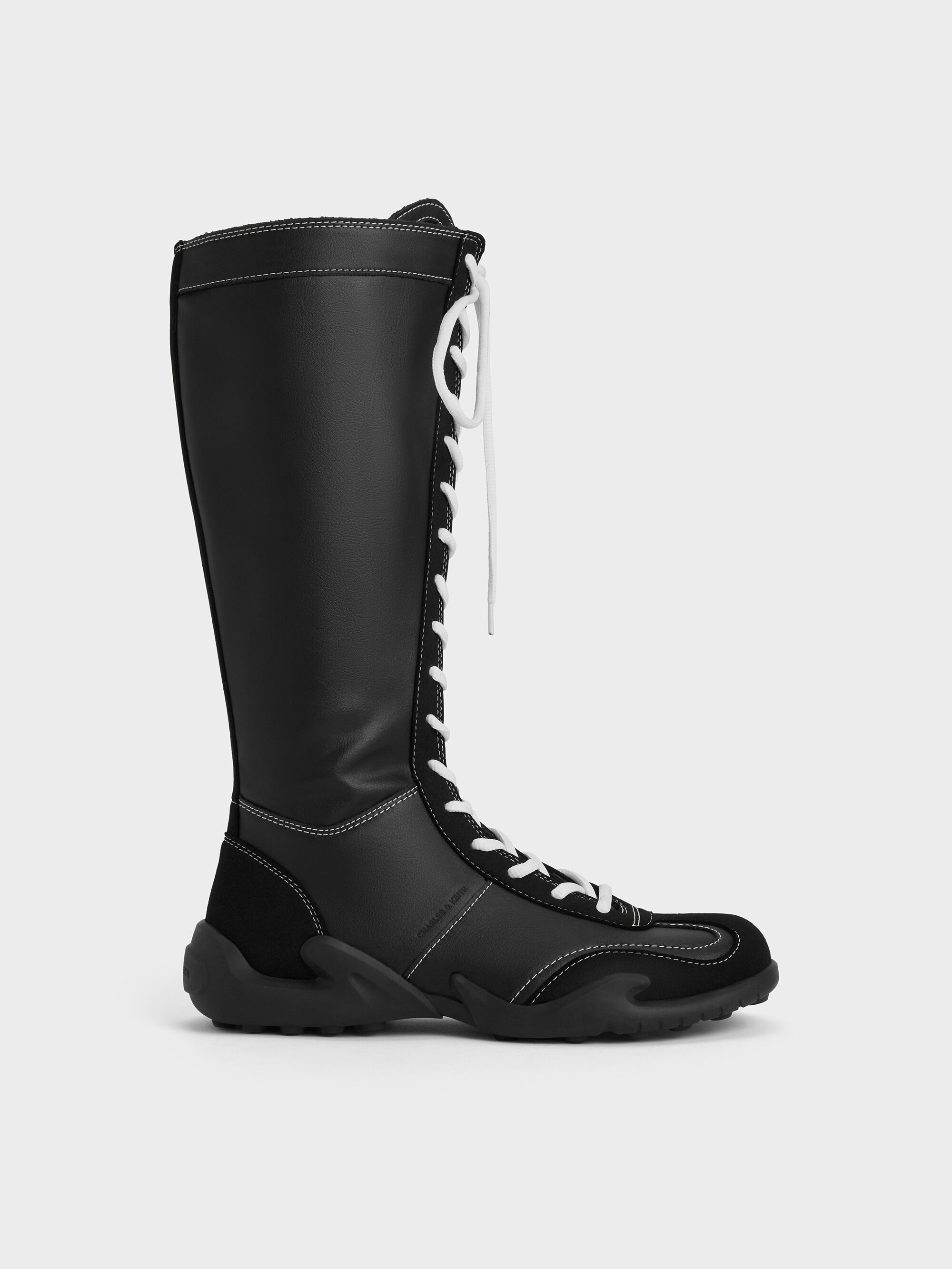 nike knee high sneaker boots