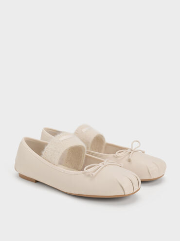 Gi&agrave;y b&uacute;p b&ecirc; mũi tr&ograve;n Winona Bow, Phấn, hi-res