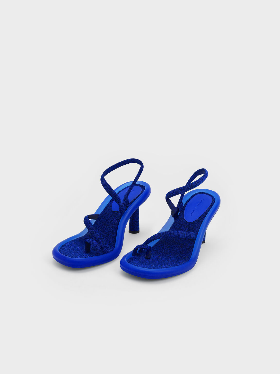 Giày cao gót xỏ ngón thời trang Electra, Xanh blue, hi-res