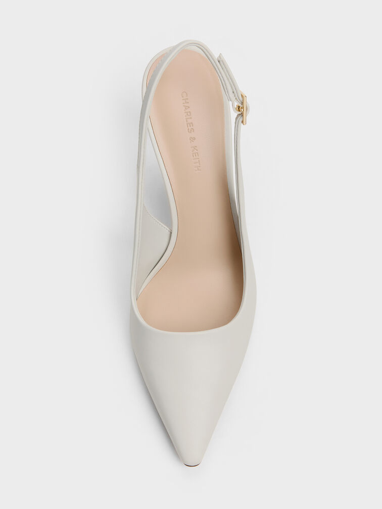 Gi&agrave;y sandals cao g&oacute;t Kerra, Trắng, hi-res