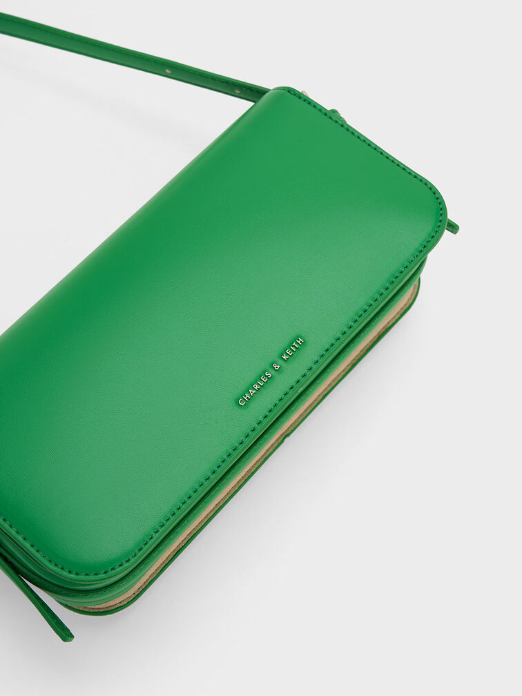 Henrietta Shoulder Bag, Green, hi-res