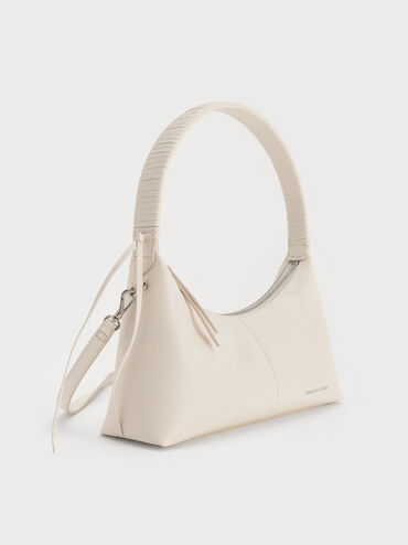 Simone Shoulder Bag, Cream, hi-res