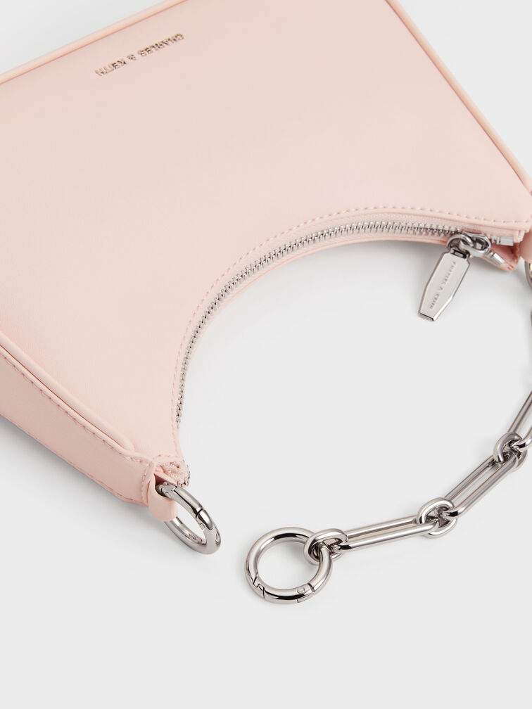 T&uacute;i đeo vai h&igrave;nh thang Lane Chain, Soft Pink, hi-res