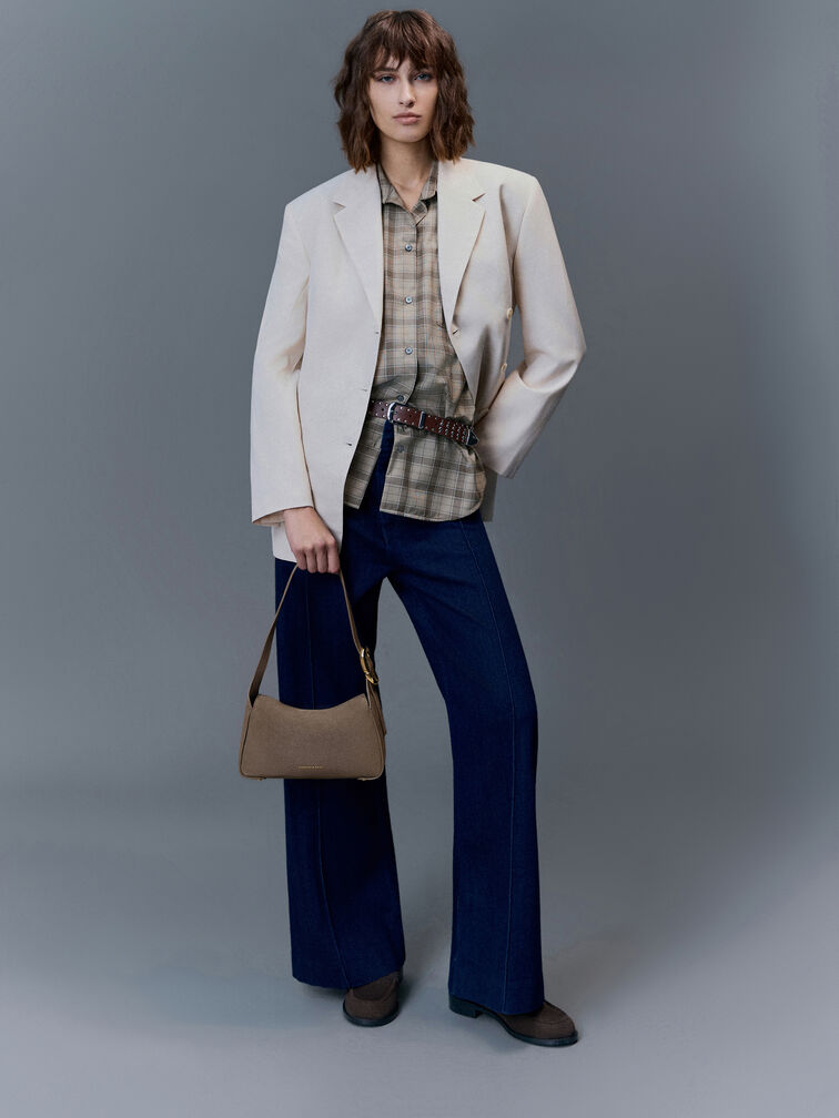 Aislin Shoulder Bag, Stone Grey, hi-res