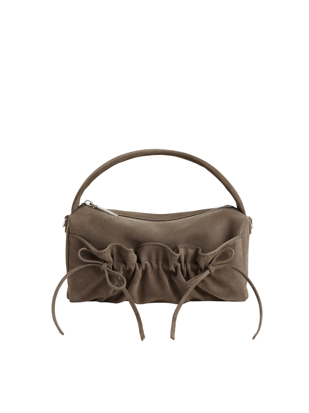 Reese Ruched Bow Top Handle Bag - CHARLES & KEITH