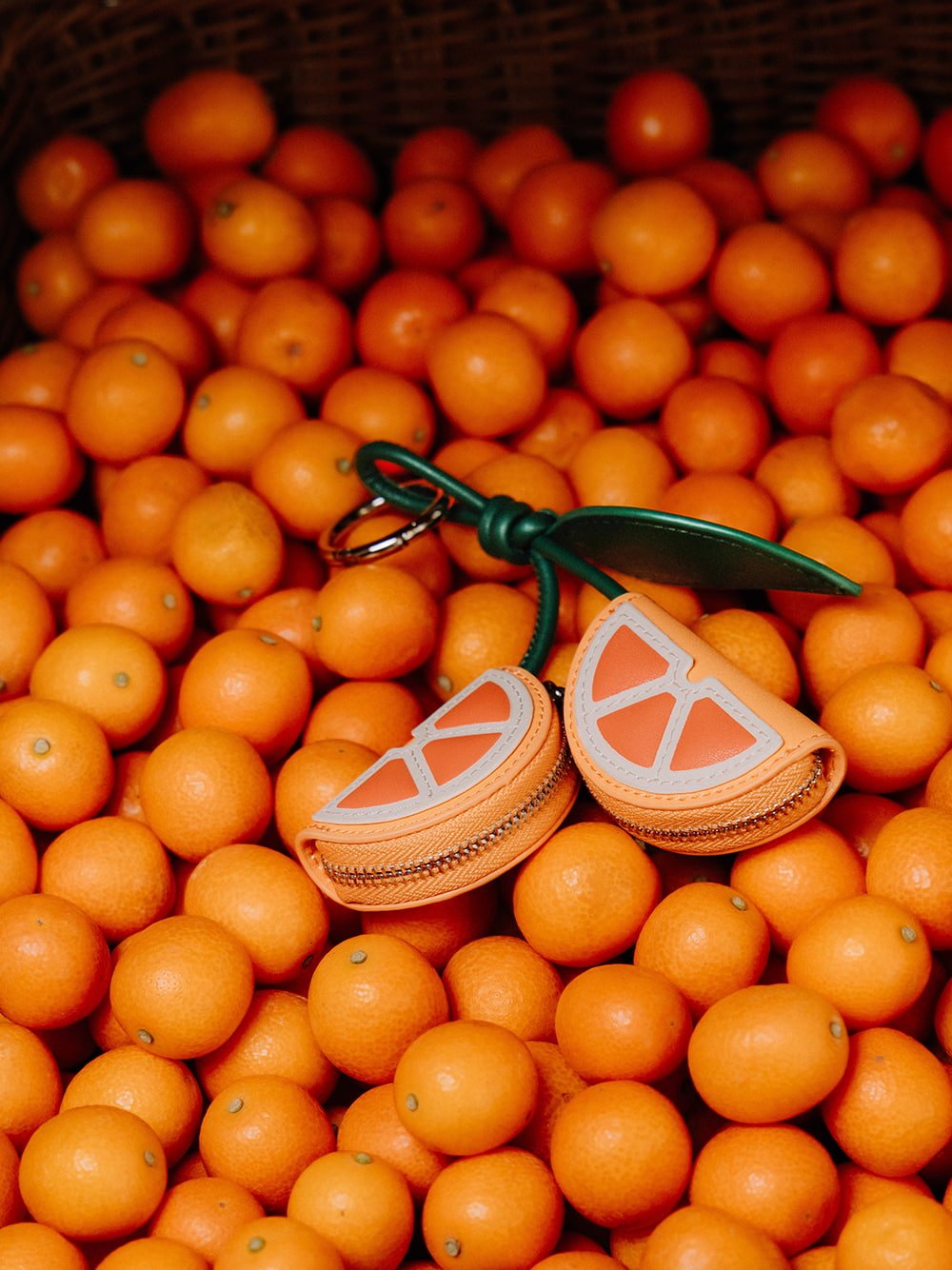 Orange slice charm - CHARLES & KEITH
