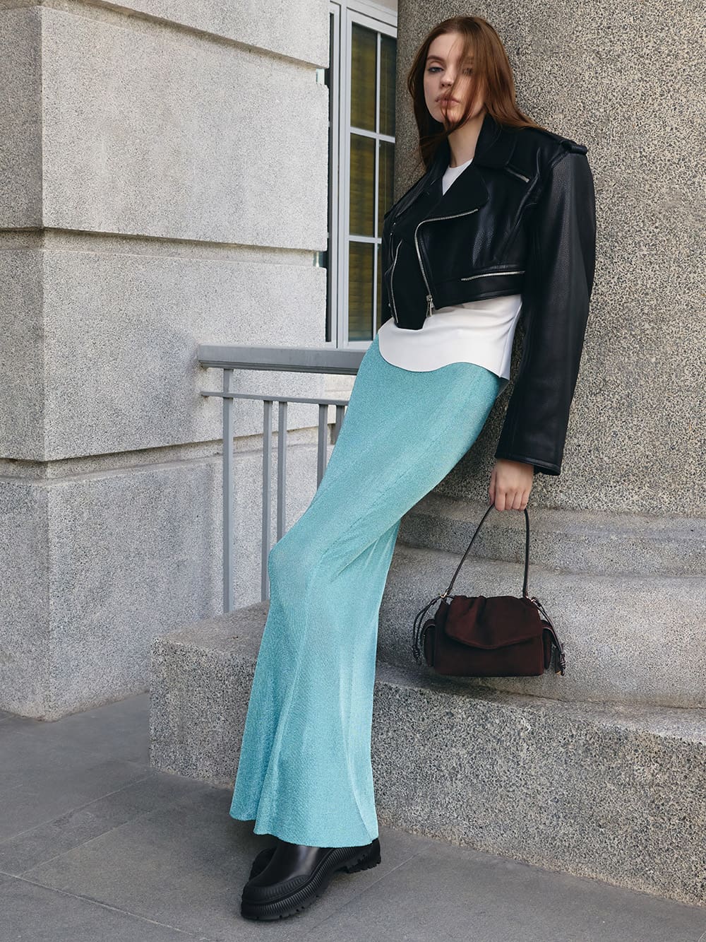 Women’s Khai ruched-flap side-pocket top handle bag in espresso brown - CHARLES & KEITH