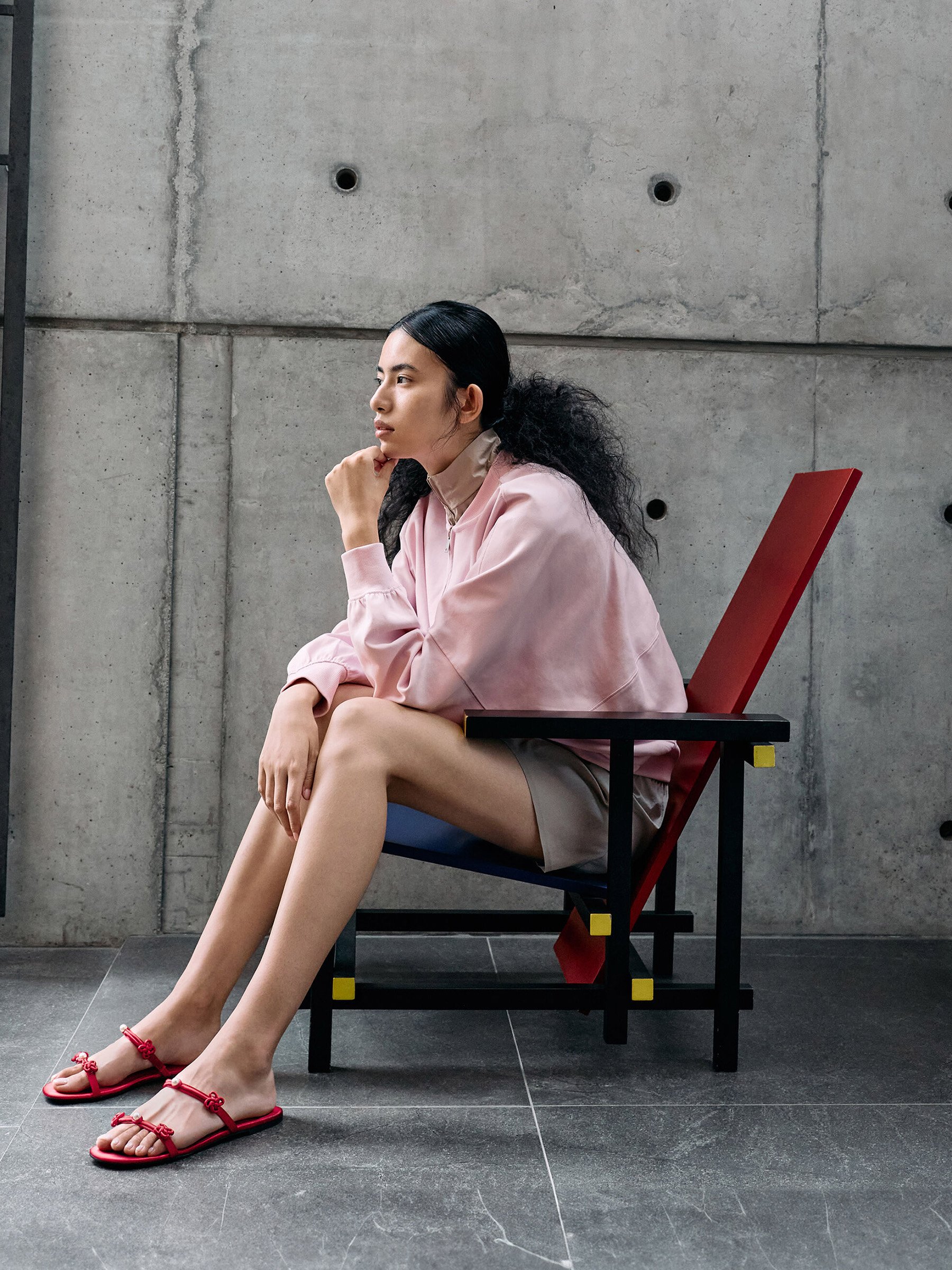 Black Donna Crinkle-Effect Tote Bag - CHARLES & KEITH