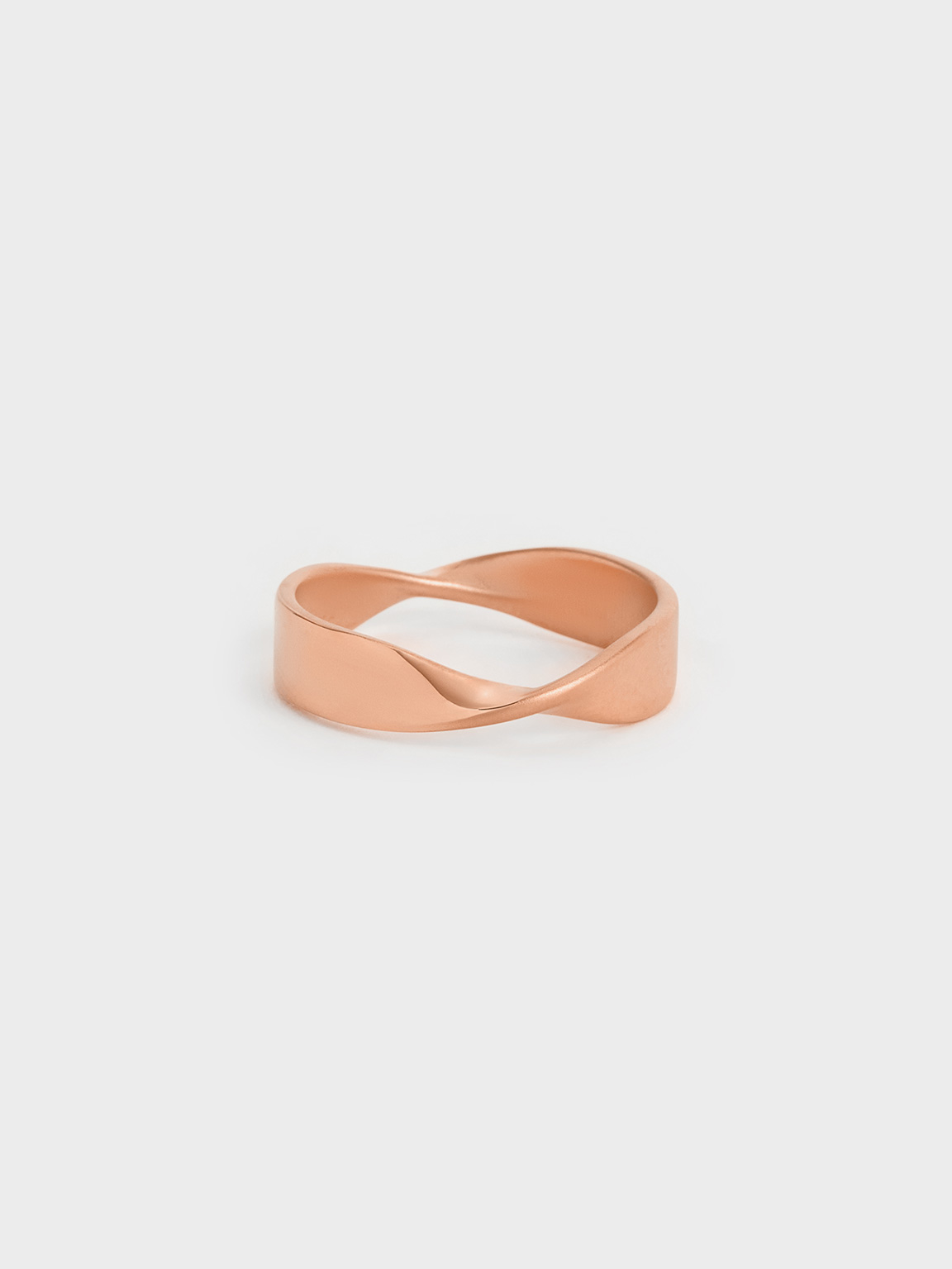 CTHY 】WINDING RING ROSEGOLD 17号 Women's Rose Gold Plated Winding