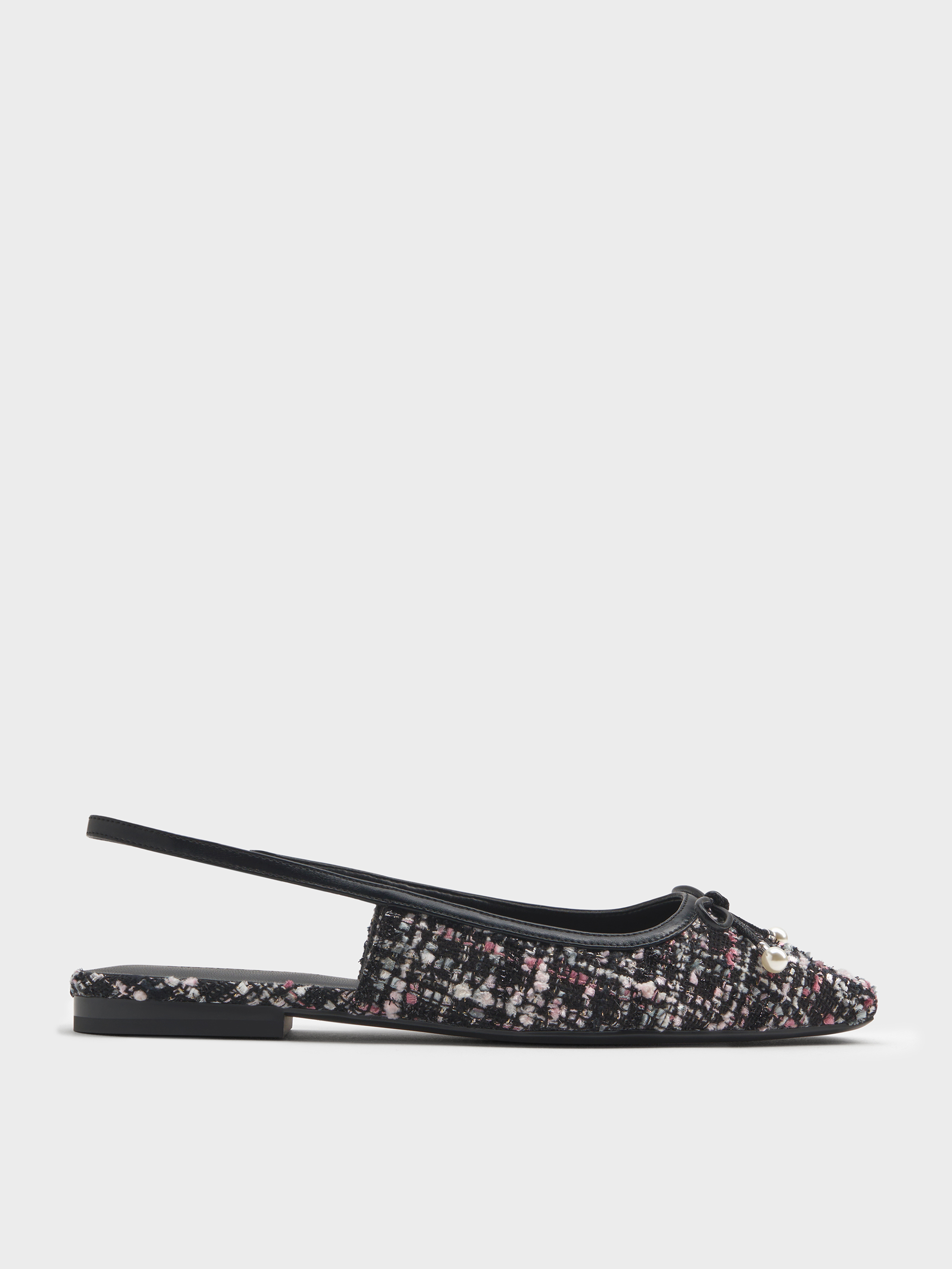 靴 herlipto Tweed Slingback Flats herlipto Tweed Slingback Flats