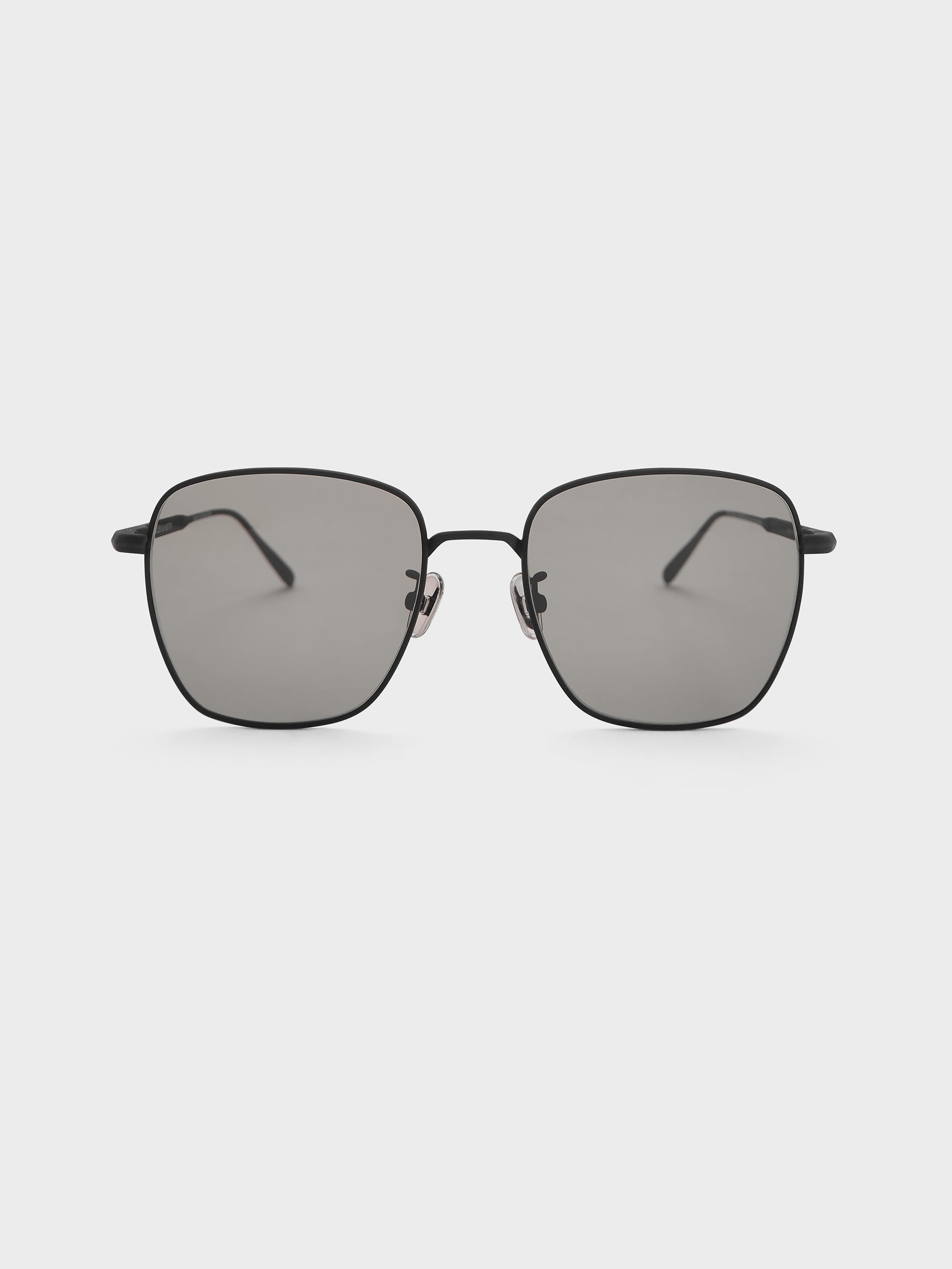 Kính mát gọng vuông Delta Metallic-Rim Square - Jet Black - CHARLES ...