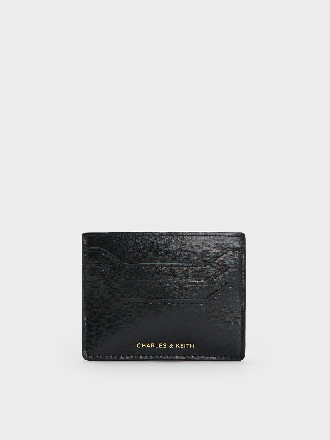 Black Carli Multi-Slot Card Holder CHARLES KEITH