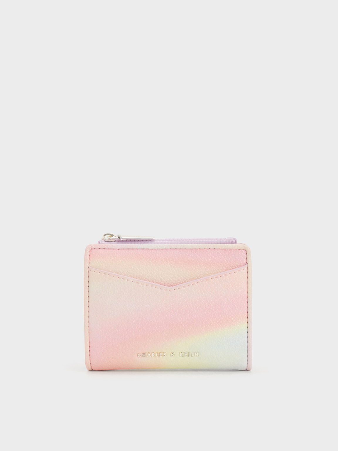 Pearl Cayce Holographic Short Wallet - CHARLES & KEITH VN
