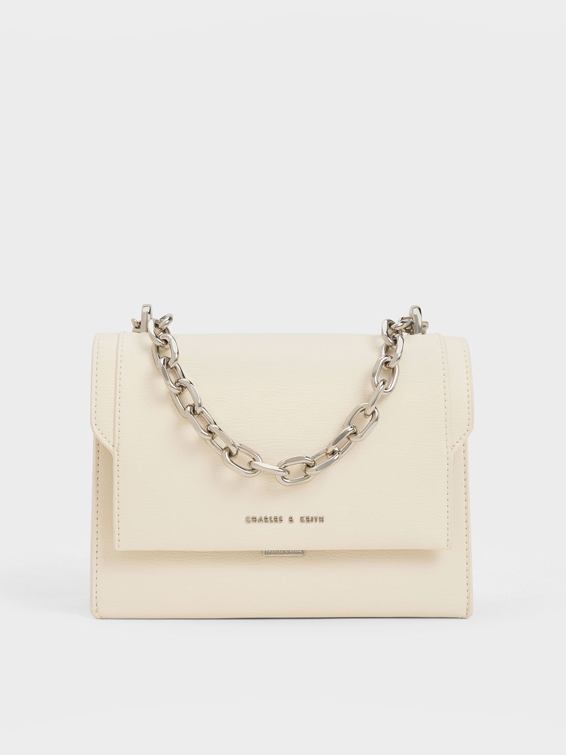 Cream Brennan Chain Handle Crossbody Bag Cream Bags CHARLES